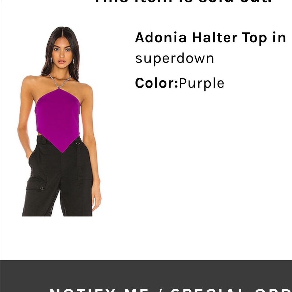 Halter crop top